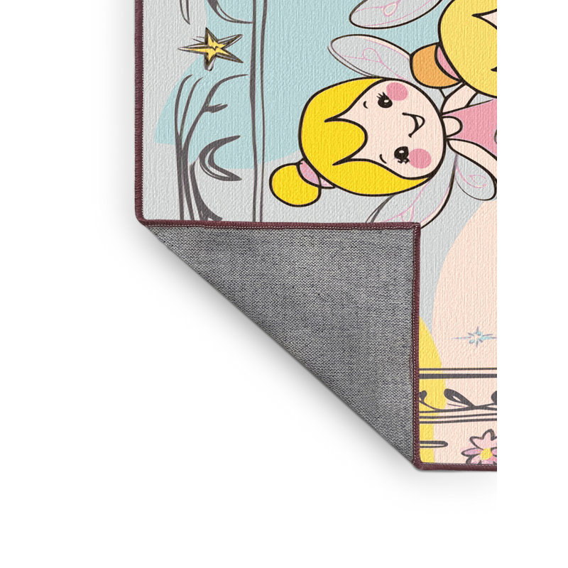 Tapis fantaisie East Urban Home, Rectangulaire 7 pi x 10 pi