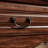 54.33" Dark brown Rectangular Solid Wood Console Table-106950143