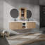 Meuble-lavabo moderne 72 "avec lavabo et armoire latérale - Elegant Furniture Cabinetry-1461058980