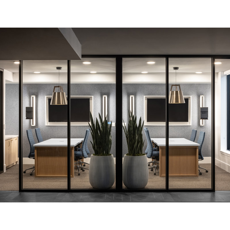 Imber LED Pendant, 22" H x 24" W x 24" D, Walnut/Distressed Brass, 3500K LED w/ Diffuser - Corded