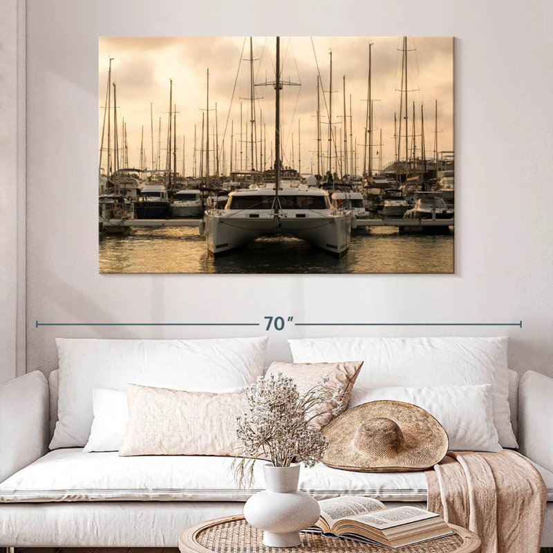 Mehar Mediterranean Catamaran, 34" H x 51" W