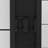 Double Sliding Bathroom Shower Door With Chamfer - Edged Tempered Glass, Stainless Steel Handle, Water Sealing Function Blocking Design-121004712