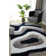 Thionville Shag Blue/Grey/White Shag Area Rug