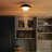 Briceson Modern Glass Bubble Flush Mount
