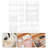 16Pcs Clear Drawer Storage Plastic Stackable Drawer Trays Anti-Slip Dividers Organizers