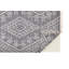 Tapis gris en laine et coton tissé à la main Adhil-1670819253