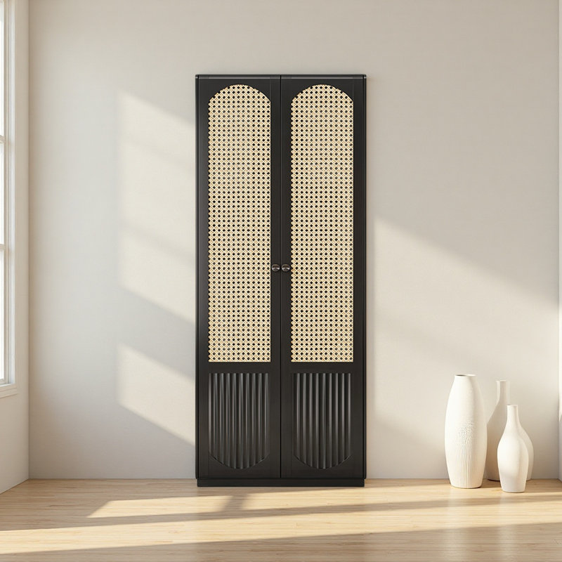 Armoire rétro Nordic, Noir