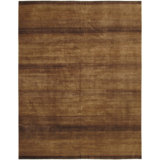 5'X8' Hand Woven Cotton and Wool Striped Area Rug