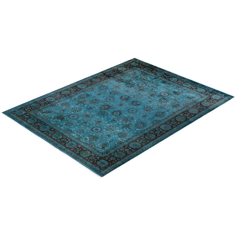 Fine Vibrance One-of-a-Kind 9' 2" X 12' 5" Hand Knotted Area Rug