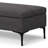 Rebecca 48"W Upholstered Coffee Table Storage Ottoman with Lift-Top Lid and Metal Legs