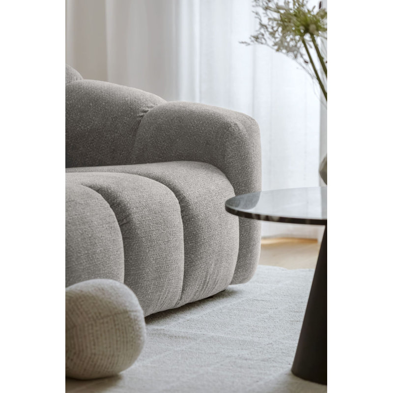 Shell Corner Sofa , Light Grey, Right Hand Facing