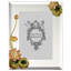 Lotus Glass Picture Frame