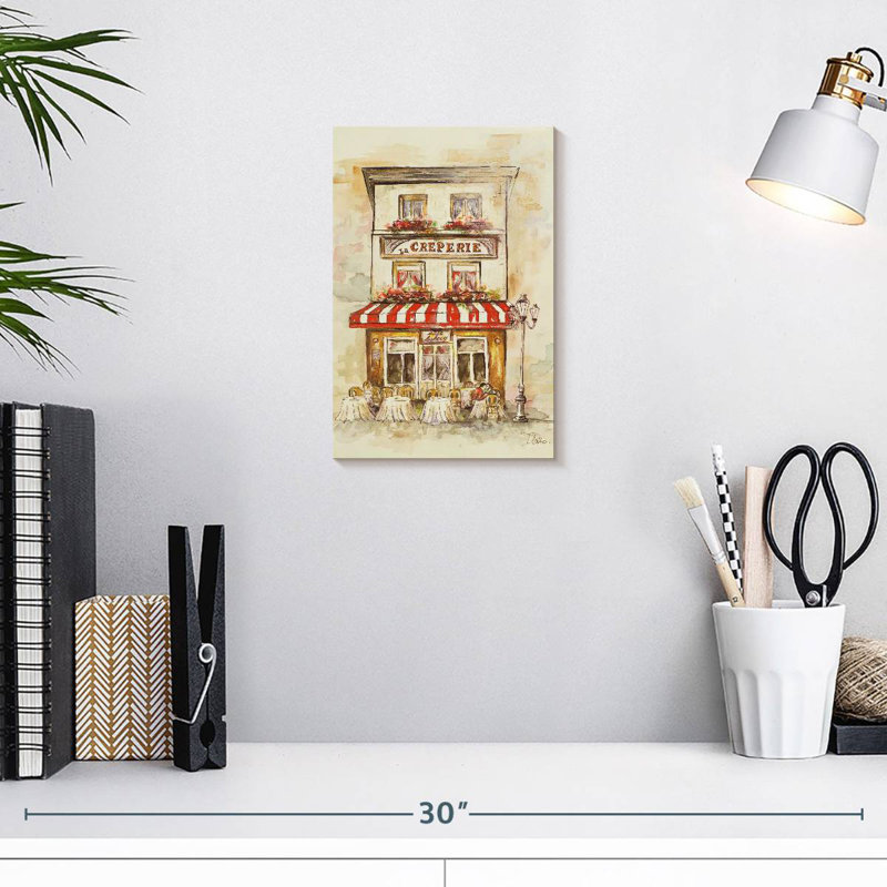 Lilie Cafe Du Paris II, 12" H x 8" W