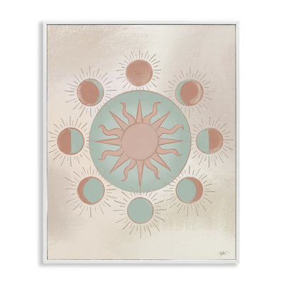 Art de giclée de lune lunaire équilibrée par Elizabeth Medley