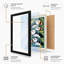 Puffins in Teal Waters Art Deco 1 Piece Single Picture Frame Wall Art-2101197122-2101197127
