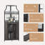 Cabinet/Enclosed Storage Wine Bottle Rack-1926188530