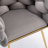 16.9'' H Velvet Upholstered Armchair-2126832163-2145865544
