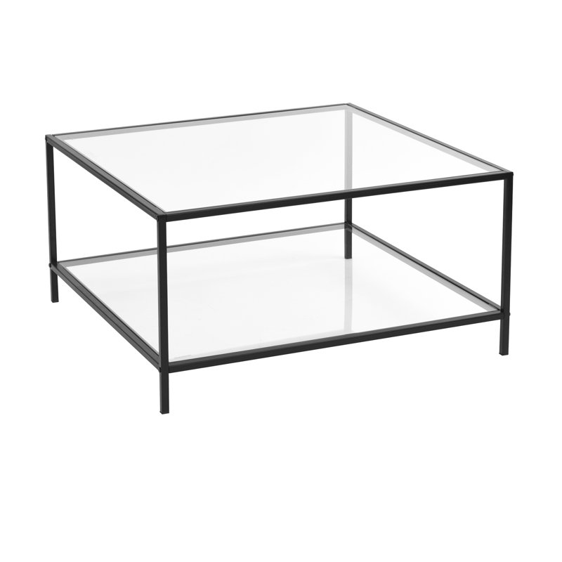 Abernathy Four Leg Coffee Table with Storage