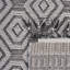 Tapis intérieur / extérieur gris / blanc / géométrique-1617866518