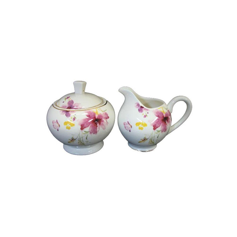 Coombs Sugar And Creamer Set with Lid