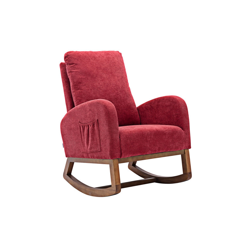 Chaise berçante, Rouge