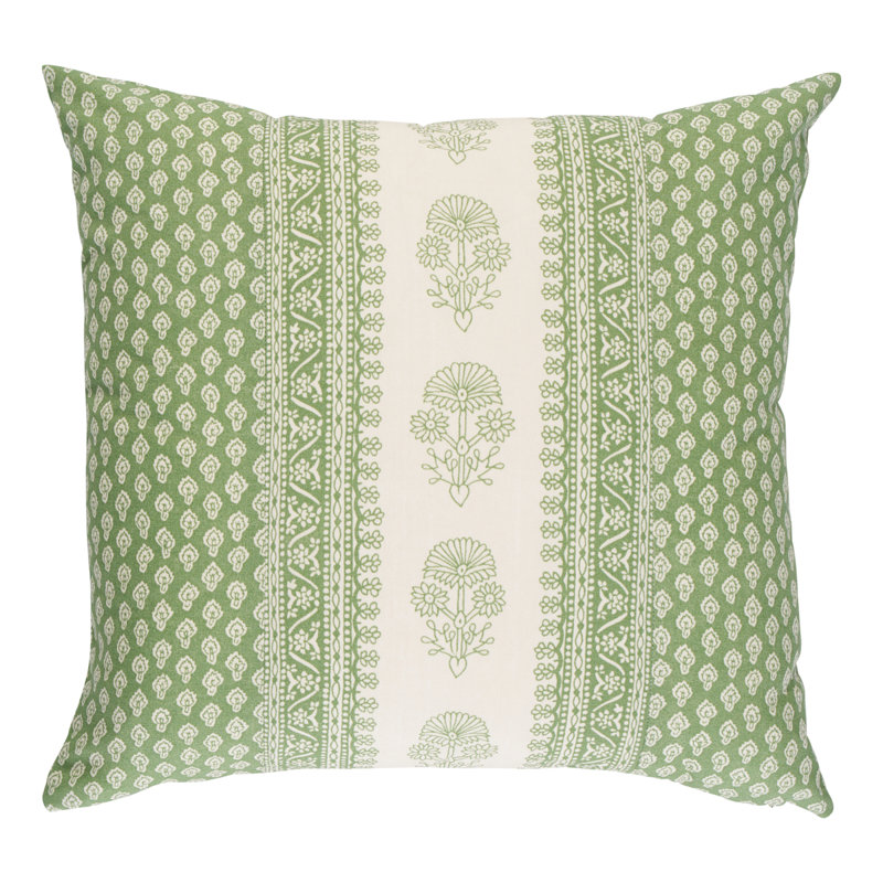 Coussin Schumacher x Mark D. Sikes Hyacinth, Vert feuille
