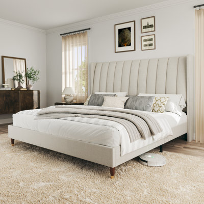Lit plateforme tapissier Beauvior