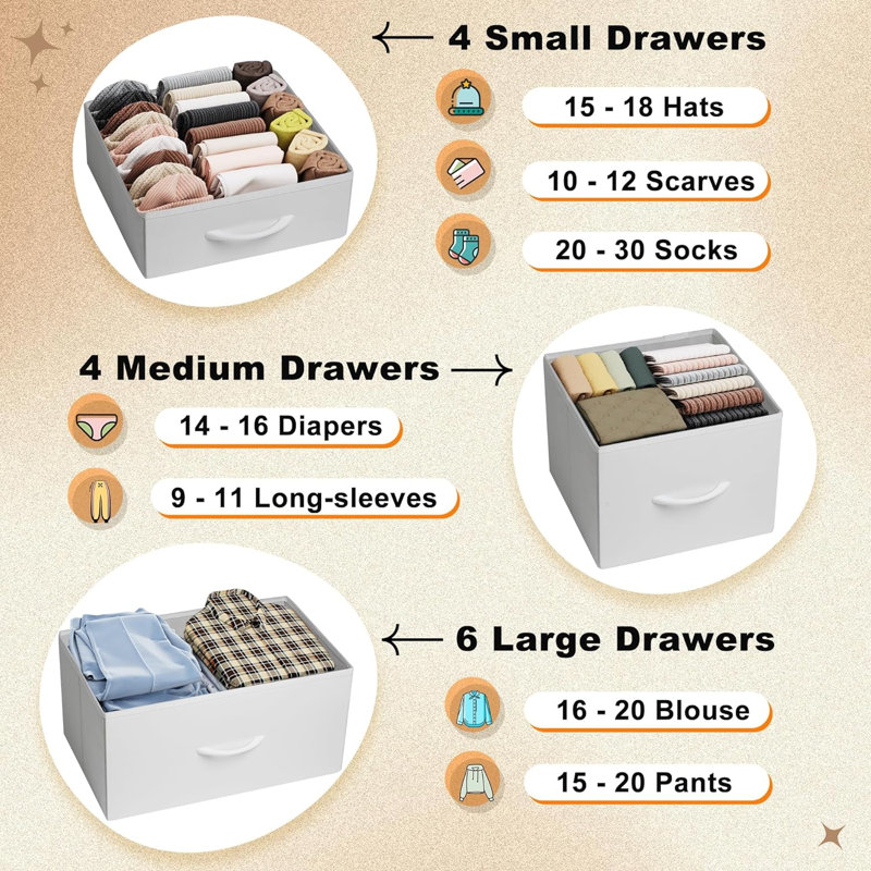 Nelta 37.4'' W 16 - Drawer Dresser, White