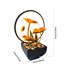 Fontaine de bureau Golden Lotus avec halo