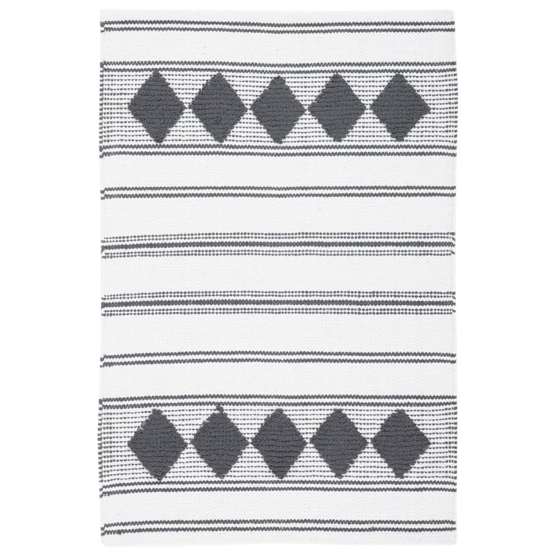 Tapis en coton tissé à plat Breckenridge, Rectangle 6 pi x 9 pi
