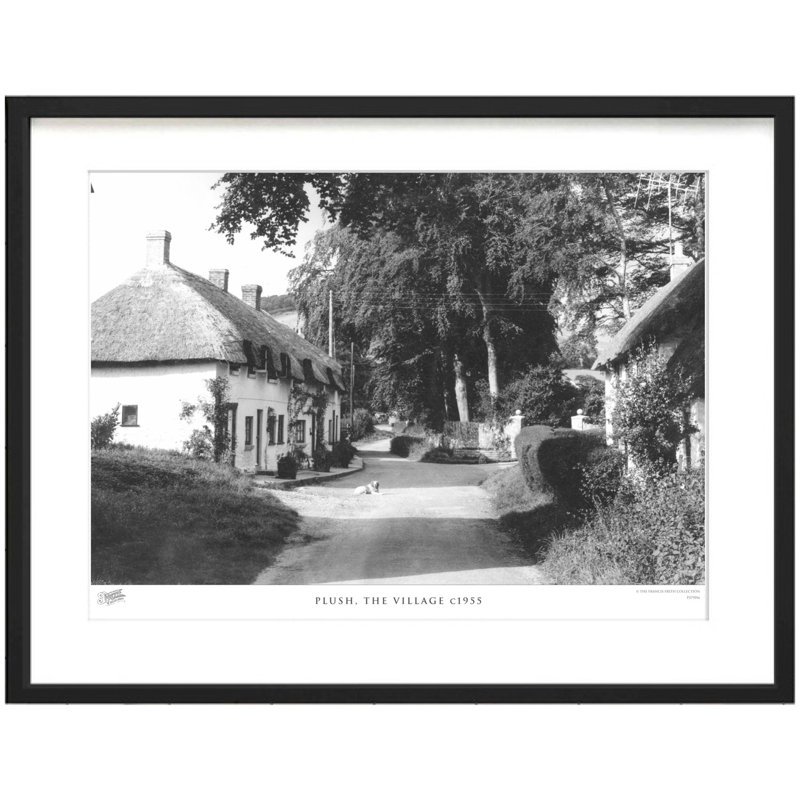 Plush, The Village C1955 by Francis Frith - Single Picture Frame Print, 45cm H x 60cm W x 2.3cm D