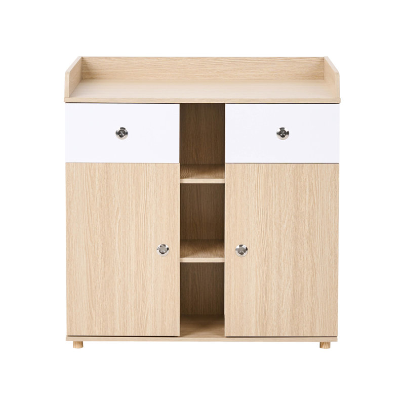 Changing Table Dresser DELISLE Light Brown