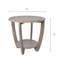 Table de bout Jerick Rustic Farmhouse
