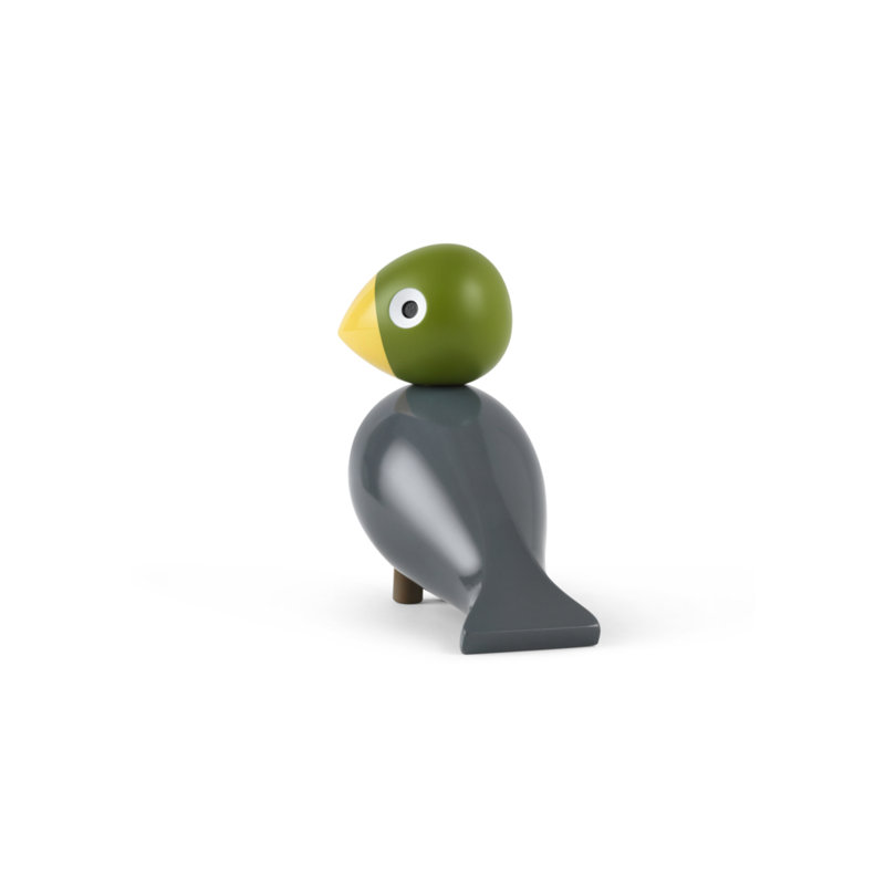 Songbird Ernst Figurine, 6.1" H x 6.3" W x 3.1" D, Aqua, 1