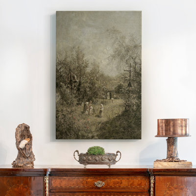 Framed On Canvas Print