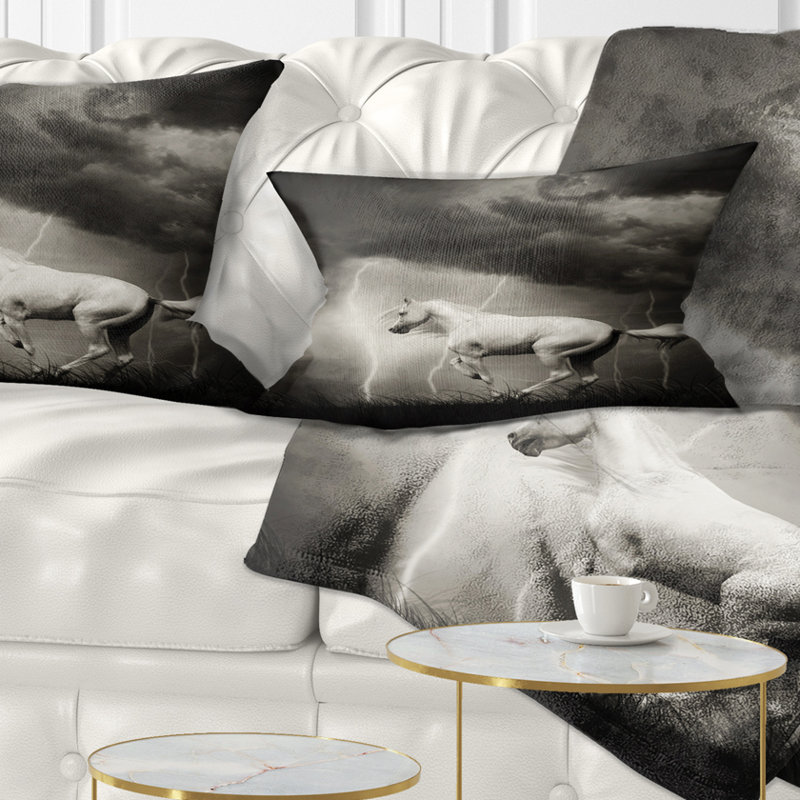 Coussin White Horse