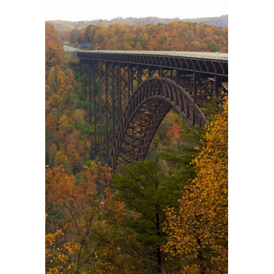 New River Gorge Bridge par - Photographie de toile tendue