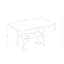 Table de bar brune