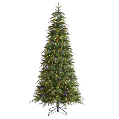 Leilonie Slim 11' Pre-Lit Fir Christmas Tree