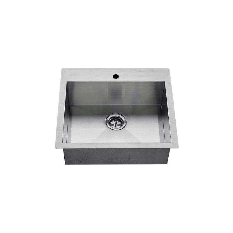 25'' L Single Bowl Stainless Steel Kitchen Sink