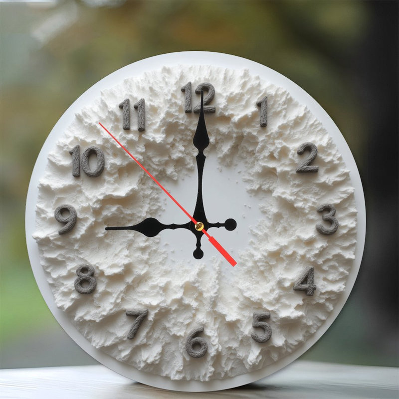 Horloge colorée libellule