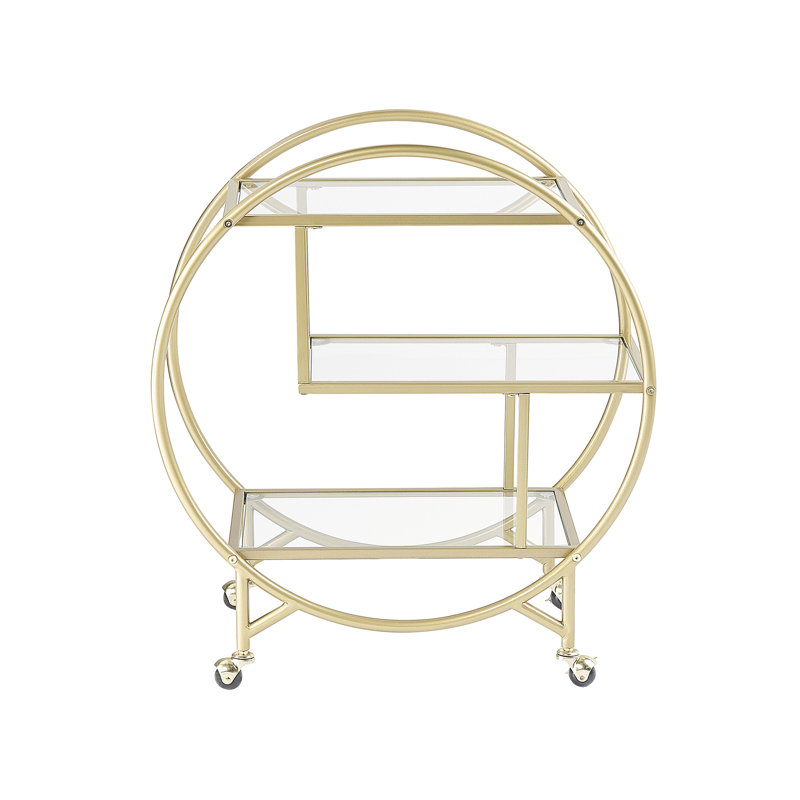 Raulston Metal Bar Cart