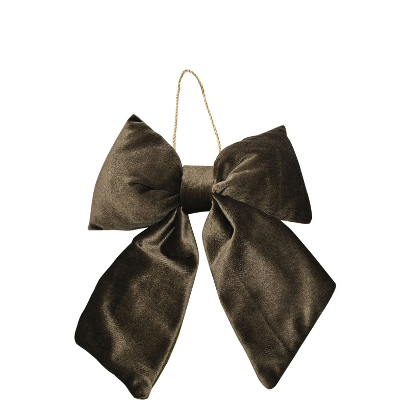 32cm Solid Colour String Novelty & Humour Bow, Green