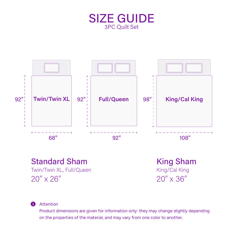 Ensemble de courtepointe en microfibre diamant réversible - Basics by Wayfair ™, Lait de coco