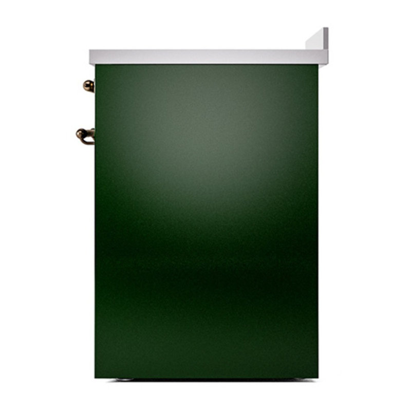 ILVE Nostalgie II 30 in Induction Range, Emerald Green/Bronze