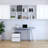Rotating Multi-Positional Modern Desk, Grey