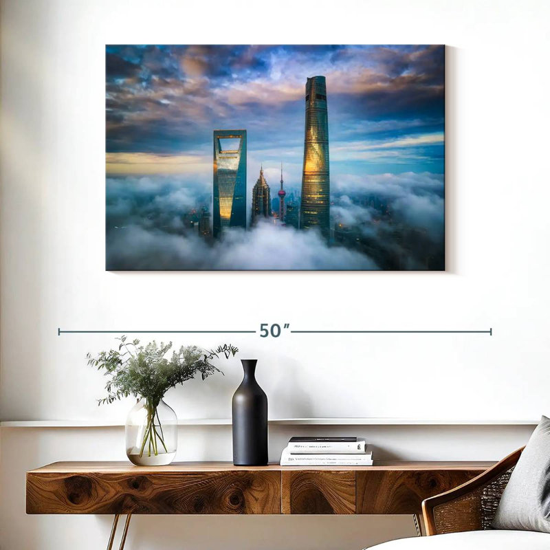 Lilie Lujiazui Skyscrapers, 26" H x 39" W