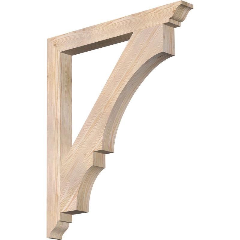 Support traditionnel Balboa, L 3 1/2 po x P 34 po x H 40 po, Cèdre rouge de l'Ouest lisse