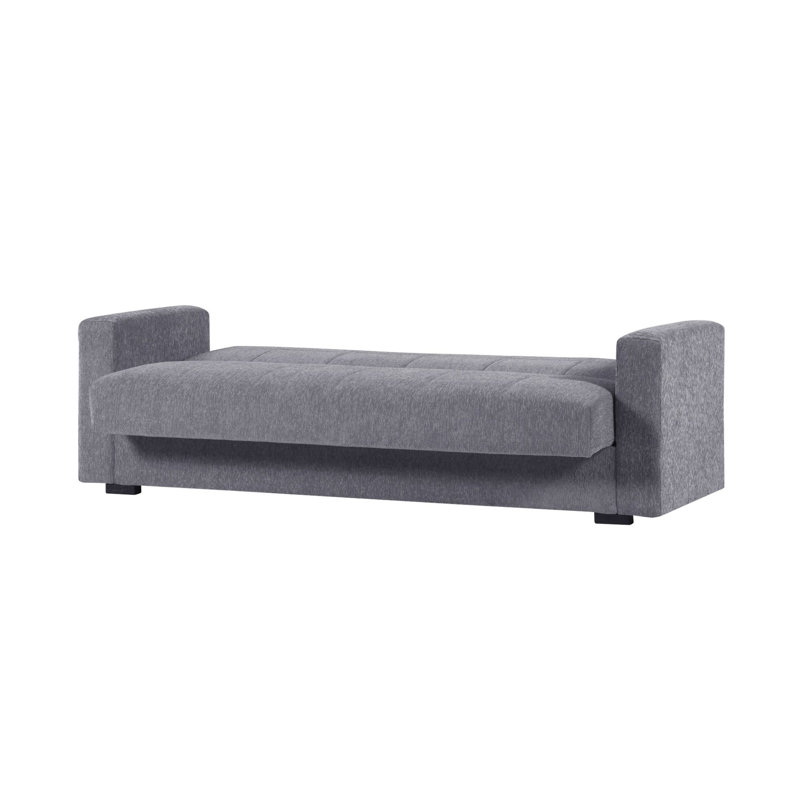 Pinto 3 Seater Clic Clac Sofa Bed, Grey