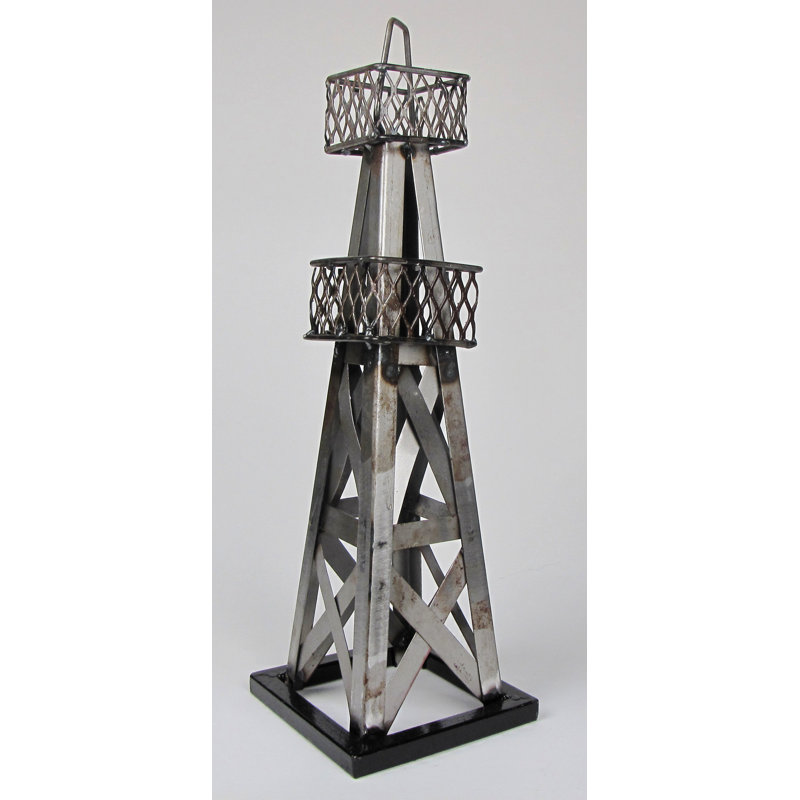 Maxeys Scenic & Cityscapes Figurines & Sculptures, Natural Steel Lacquered